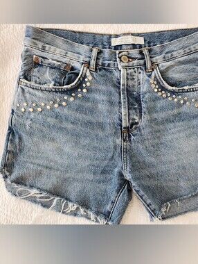 REDONE ZARA Boyfriend Rocker Shorts 31